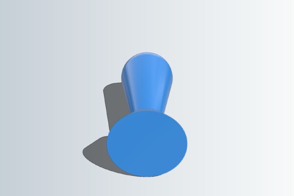 Stempel Rohling Stamp Blank 30mm | 3d print model