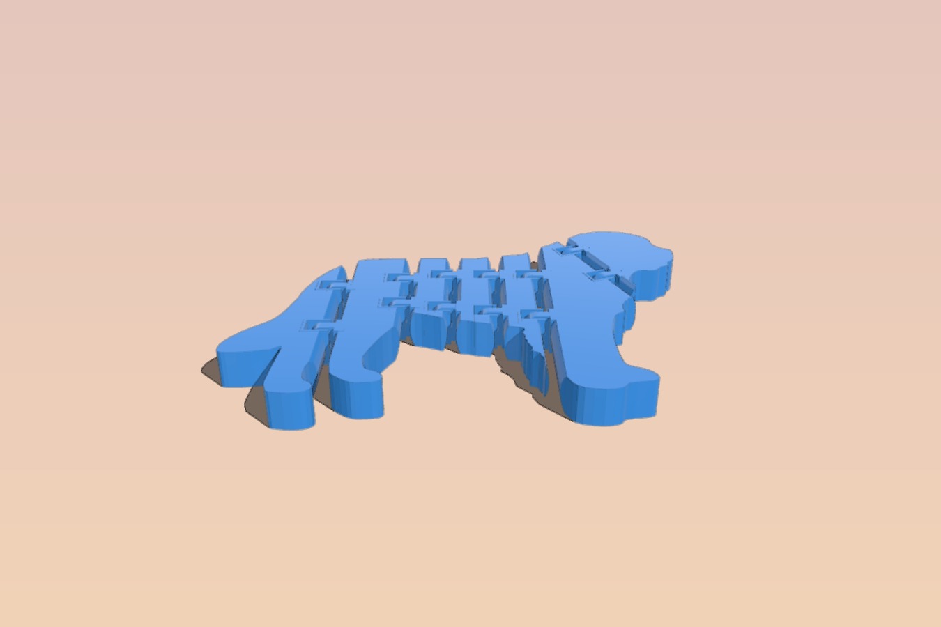 Articulated Saint Bernard