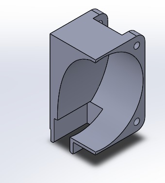 Blowing Position Adjustable Axial Fan Nozzle Cooling