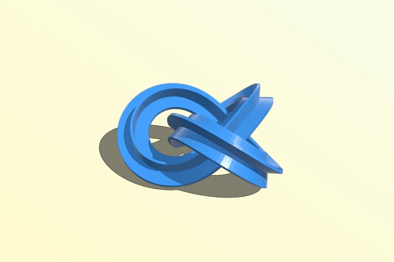 Escher trefoil knot