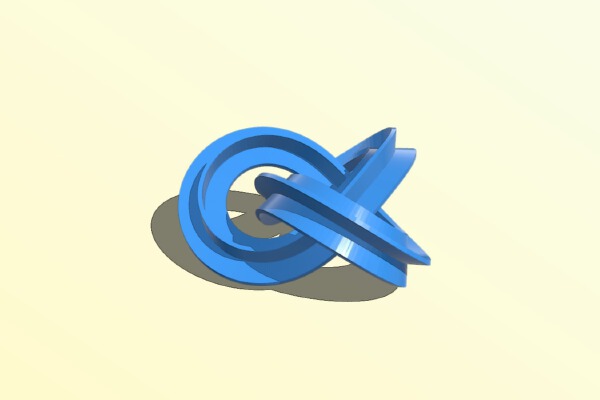 Escher trefoil knot | 3d print model