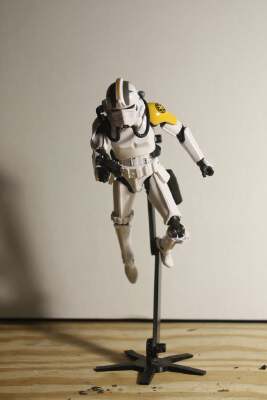 Flying Figure Stand For Star Wars Black series 6in Action Figures | 3d print model