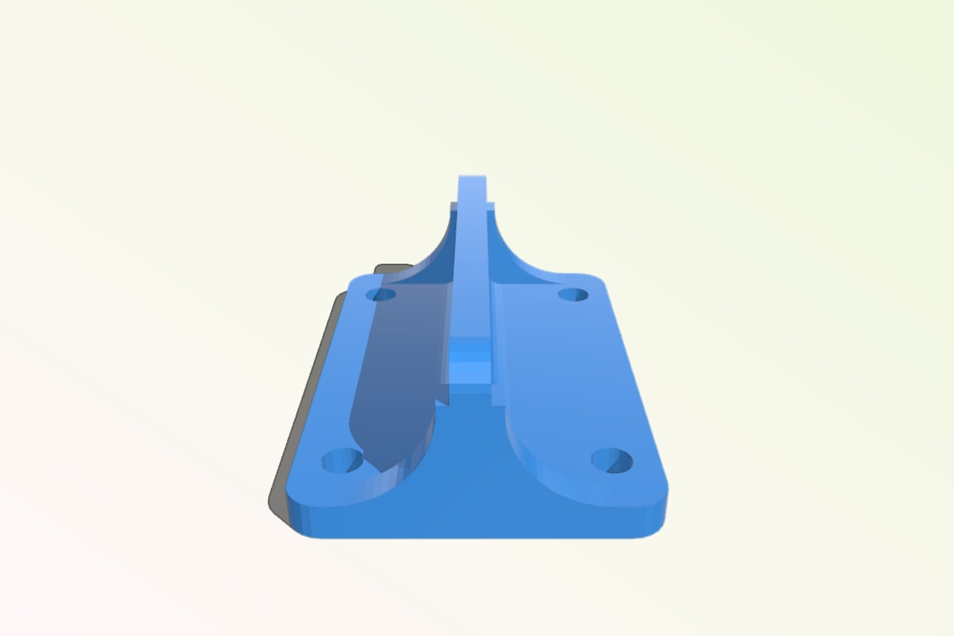 Touch sensor support for Geeteck I3 pro C, dual extruder. With fan support.