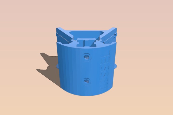 KOSSEL 2020 motor frame | 3d print model