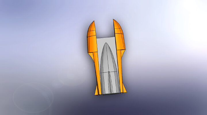Hydro Alpha - Printable Rc Hydroplane Boat | 3d print model