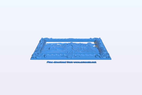 Painting of the Great Wall | 3d print model