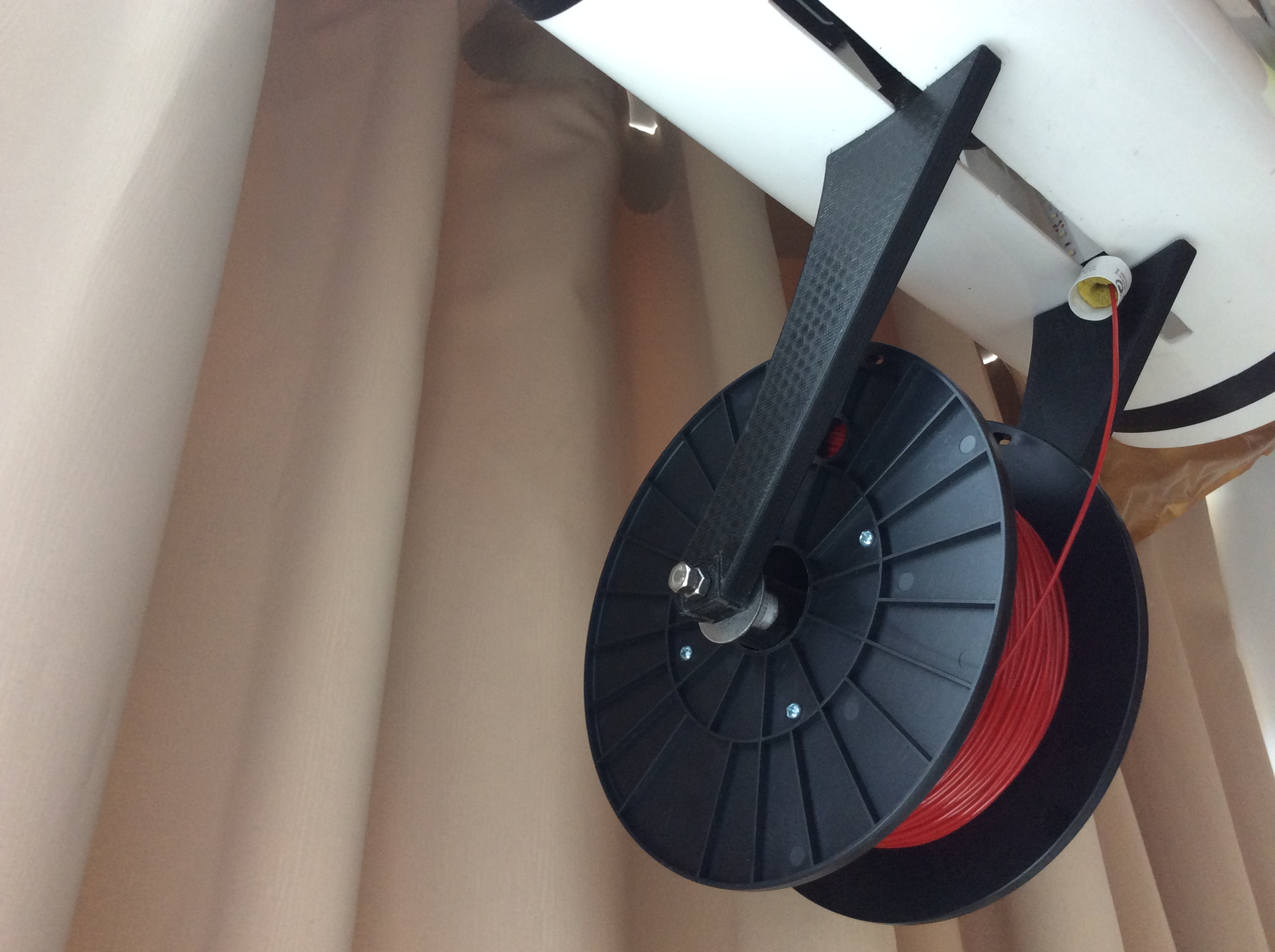 Robo3D top mount offset spool holder
