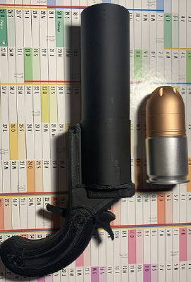 Airsoft 40mm Grenade Launcher _ Flare Gun Style | 3d print model