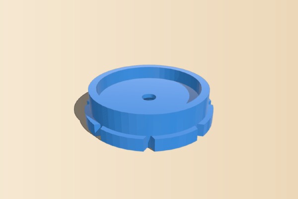 1.5 inch Schedule 40 End Cap | 3d print model