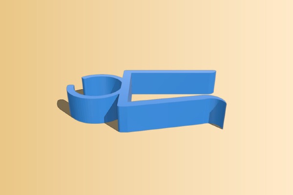 IKEA Linnmon Table Cable Tidy Clip | 3d print model