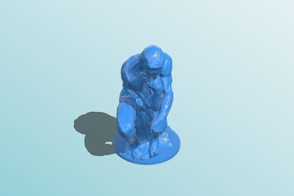 The Thinker at the Musée Rodin, France | 3d print model