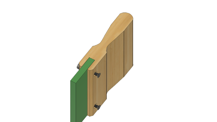 Screen Printing Squeegee Blade Holder (Racle Sérigraphie) | 3d print model