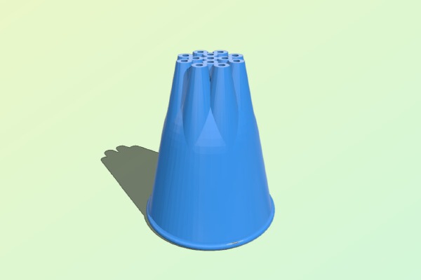 Frosting Nozzle - Grass | 3d print model