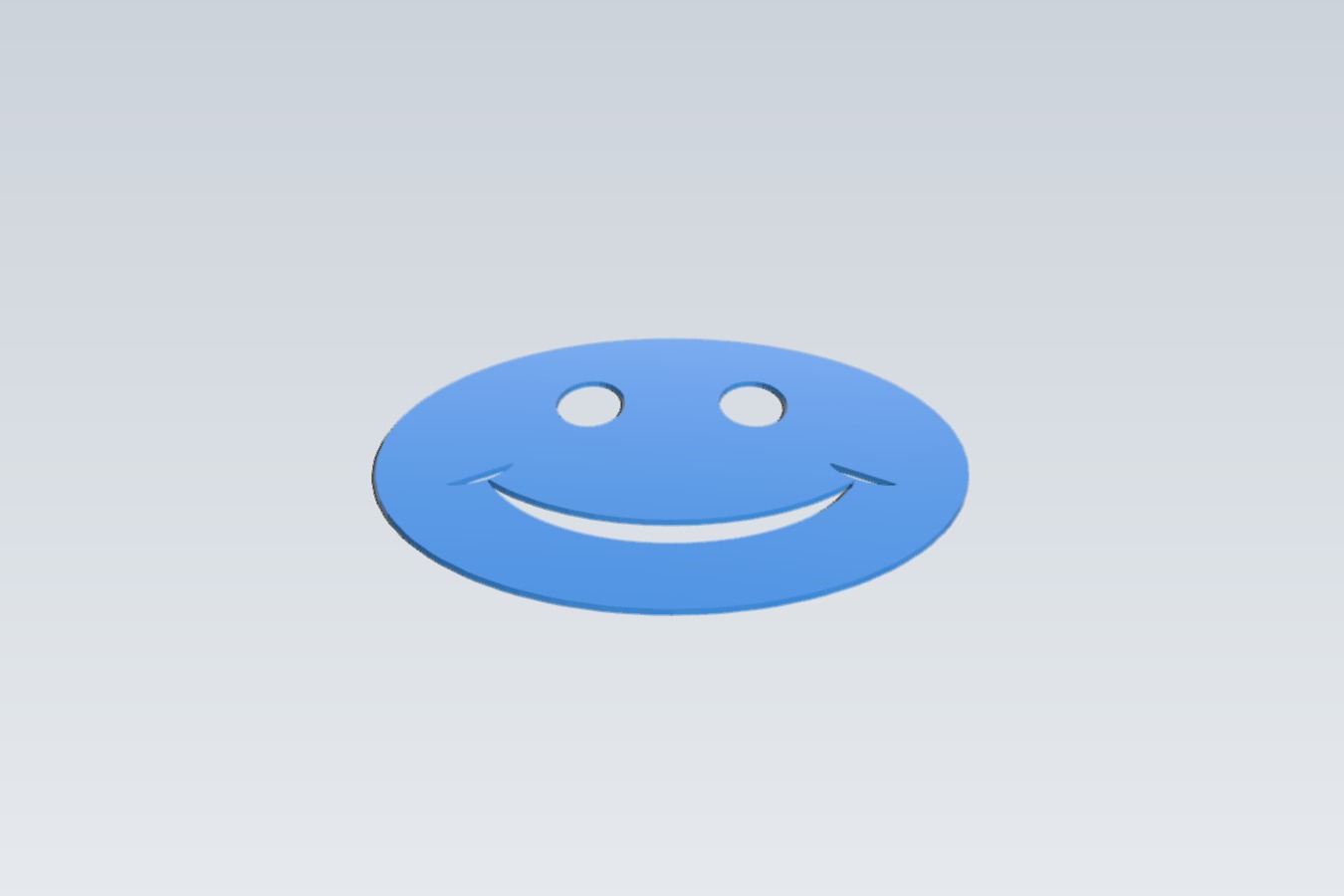 Smiley face stencil