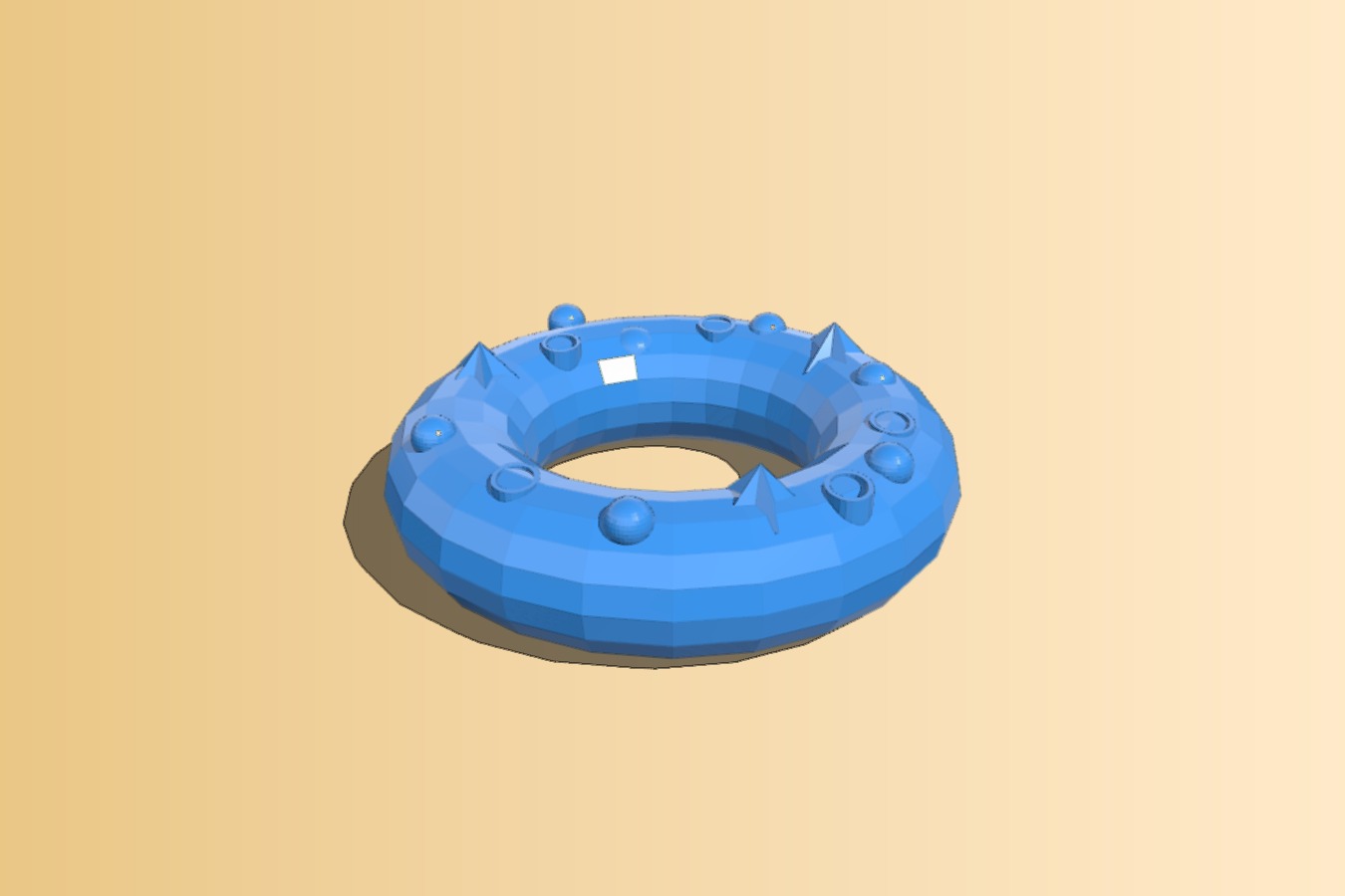Giant Lego Donut