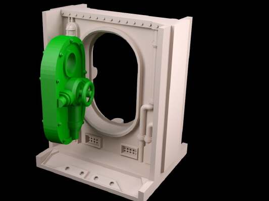 Necromunda Zone Mortalis Doors and Bulkheads | 3d print model