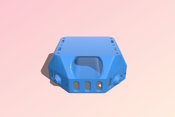 Vex 3D Printed Holonomic Drive Chassis | 3d print model