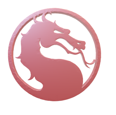 mortal kombat logo | 3d print model
