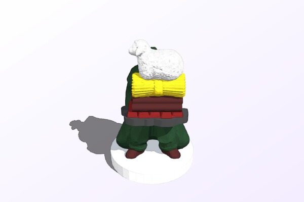 Multi-material multi material Catan robber! | 3d print model
