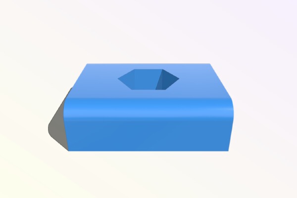 Rigidbot Nut Insert | 3d print model