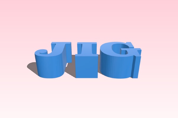 My Customized 3 Letters in a Row | 3d print model