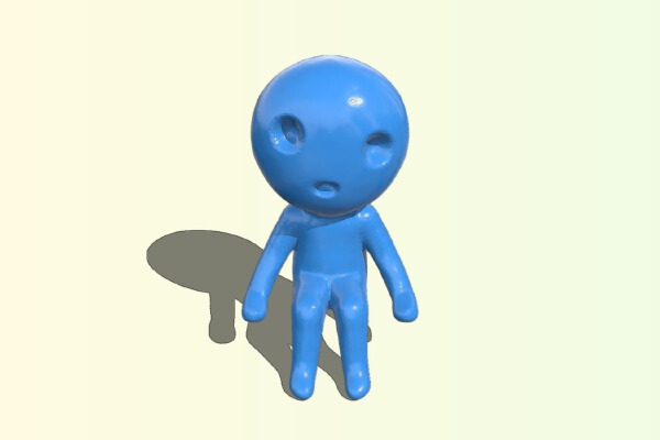 kodama on ledge | 3d print model