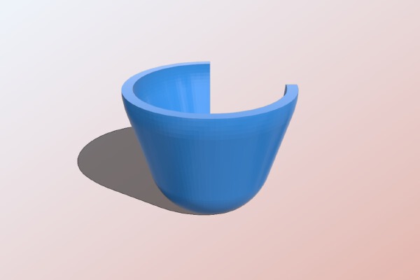 Customizable Ballpocket Shotglass | 3d print model