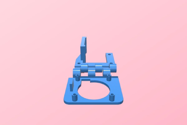 F450 FPV 700TVL Pan Mount | 3d print model
