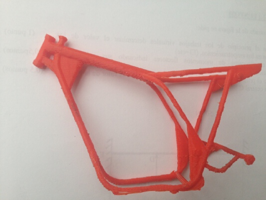 motorcycle chassis, tank and saddle | 3d print model