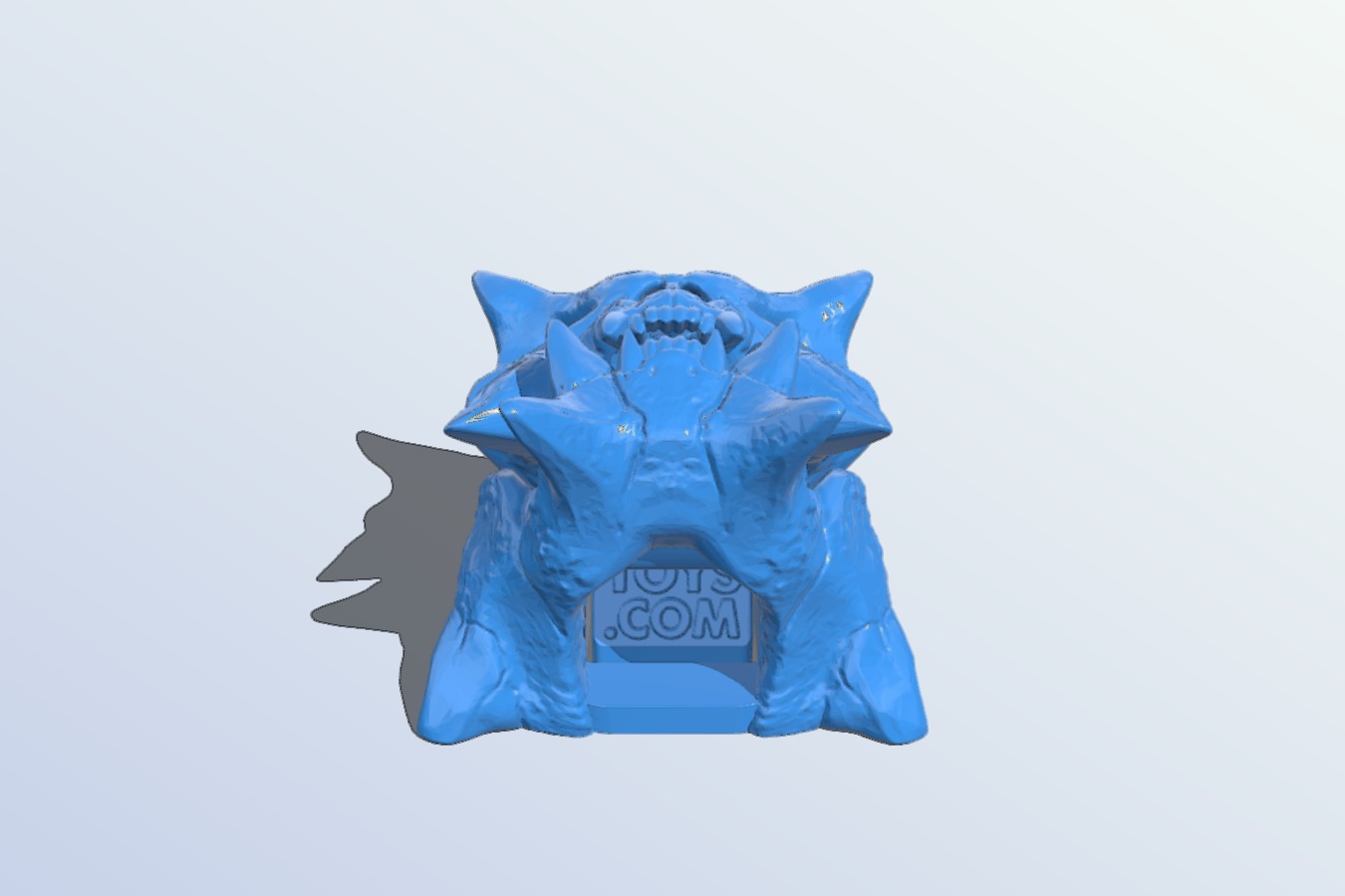 Gankra Skull Charm - Kickstarter promotion for 3DKitbash.com