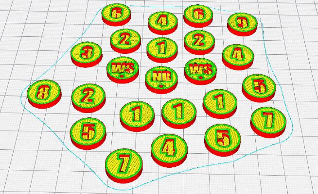 DND Druid Ability Tokens | 3d print model