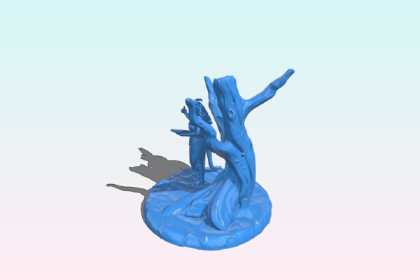 Female preacher | 3d print model