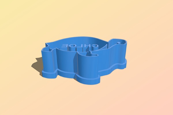 Chloe Turtle cookie cutter | 3d print model