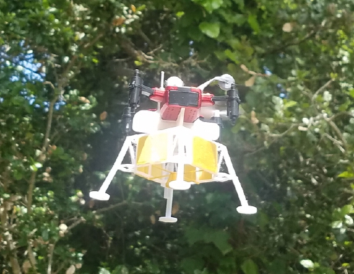 Mini Drone LEM (Lunar Excursion Module) | 3d print model