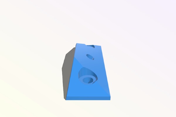 150 Degree Connector for 2020 Extrusion | 3d print model