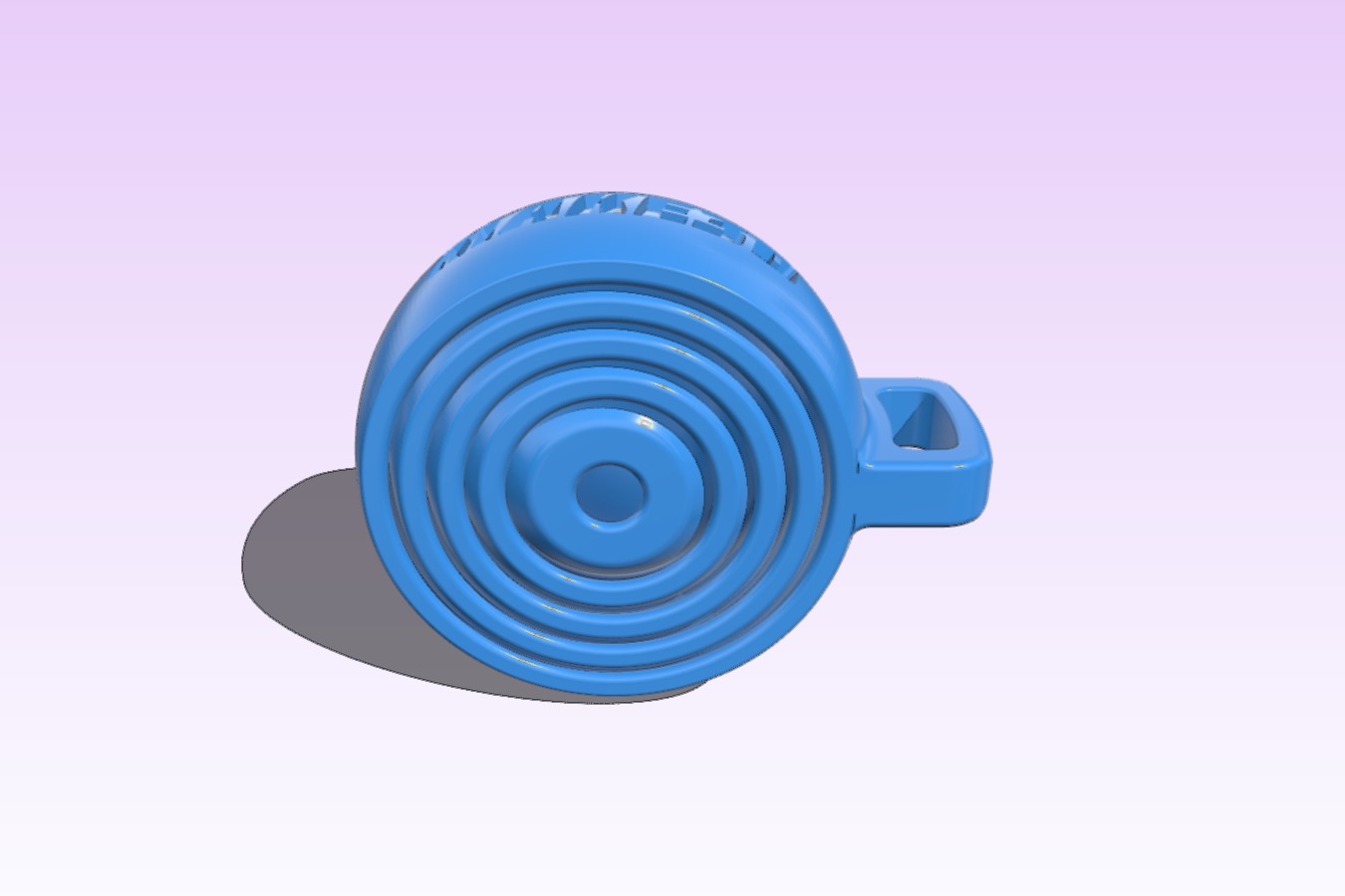 Gyroscopic keychain
