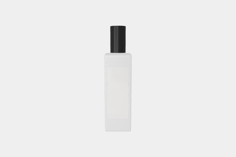 Transparent Cosmetic Bottle mockup