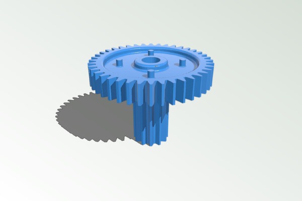 05-10 Ford Mustang A_C Blend door Actuator Gear Replacement | 3d print model