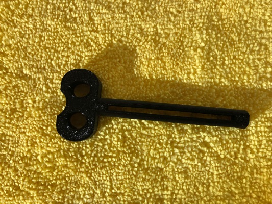 Toothpaste_Key_Remix_61mm_Slot | 3d print model