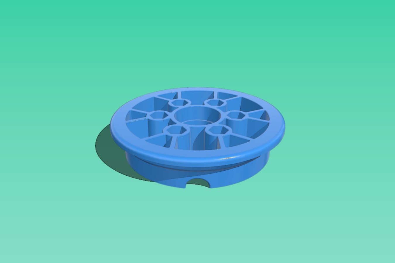 8" pneumatic wheel hub for FRC