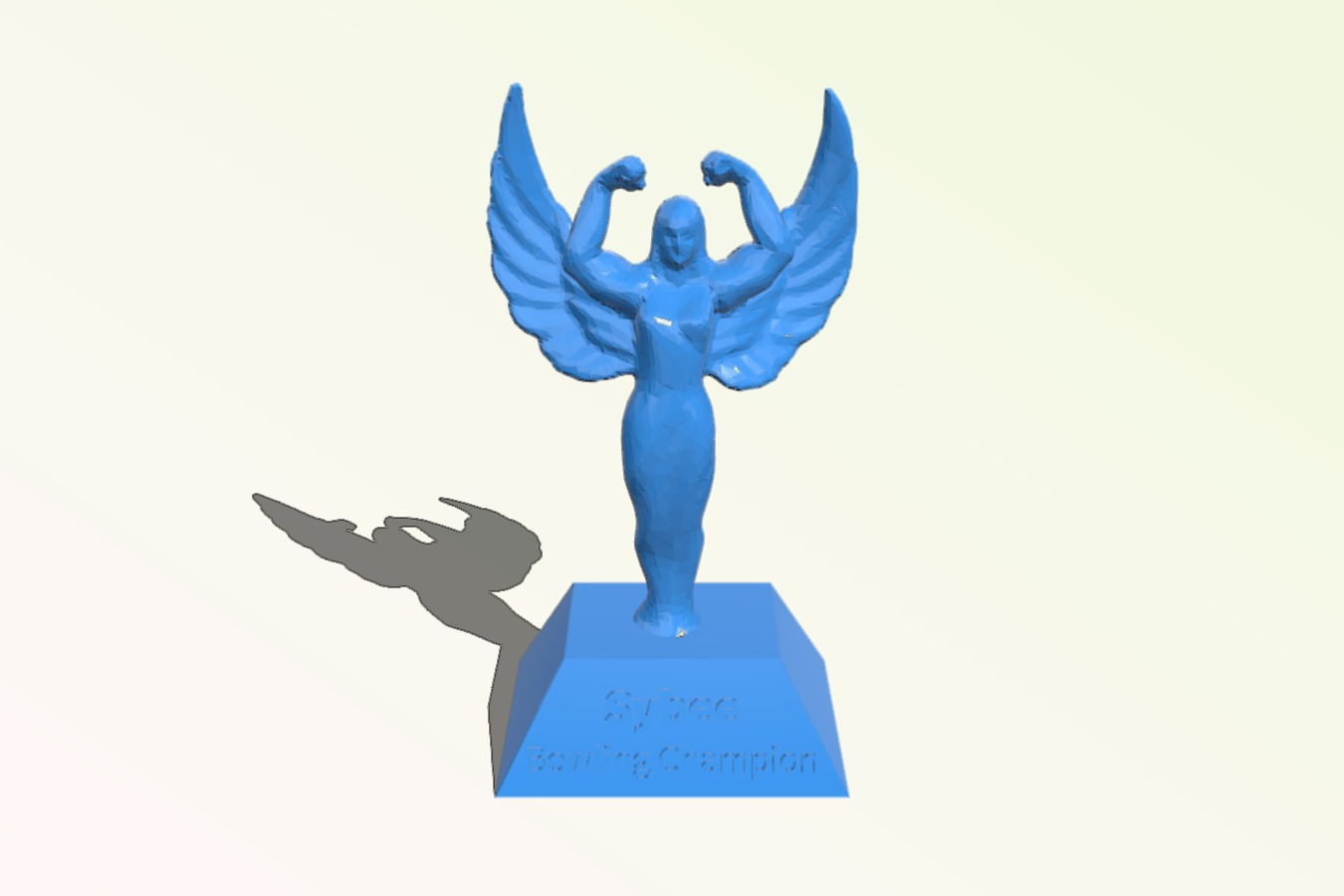 My Customized Beefy Trophy + Blender Bake Tutorial
