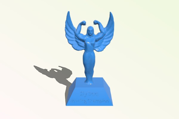 My Customized Beefy Trophy + Blender Bake Tutorial | 3d print model