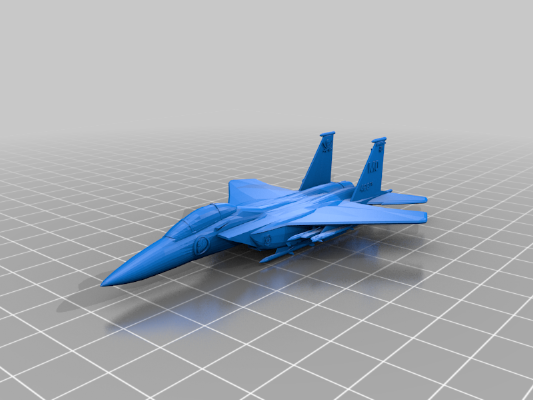 F-15SG Strike Eagle (428FS) Air-to-Air Loadout 1_200th Scale | 3d print model