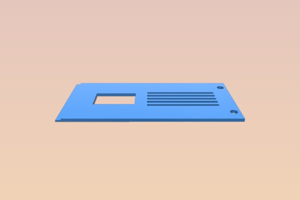 mini drak ESC LID | 3d print model