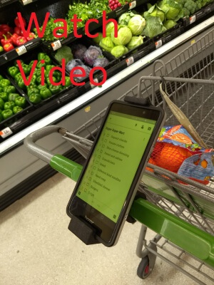 Shopping Cart Phone Holder | 3d print model