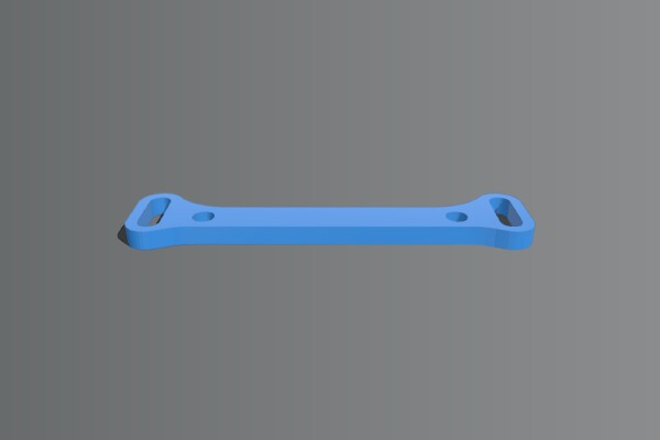 DC motor mount for tamiya truck frame | 3d print model