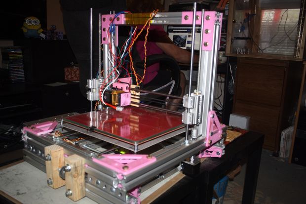 300mm x 300mm aluminium 3d printer