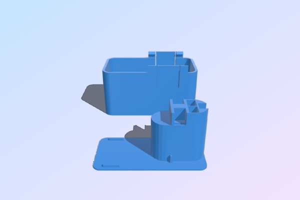 BOSCH PSR 9,6 VE battery and charger | 3d print model