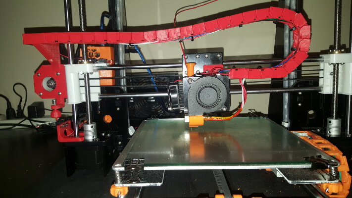 Anet A8 2017 version X cable chain with fine tune adjustment | 3d print model