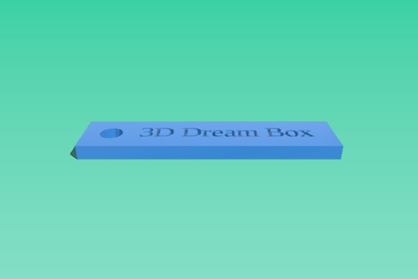 Name tag Keychain 1 | 3d print model